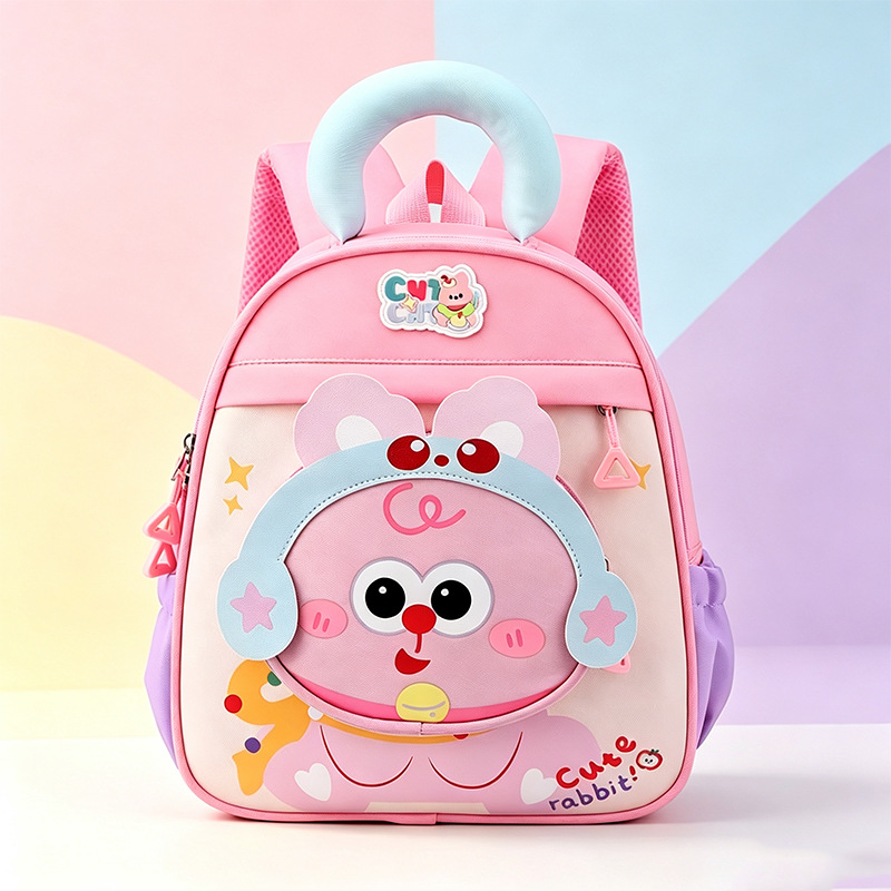 New cross-border children's bag, cartoon cute kindergarten backpack for boys and girls, lightweight student bag, adorable double-shoulder backpack