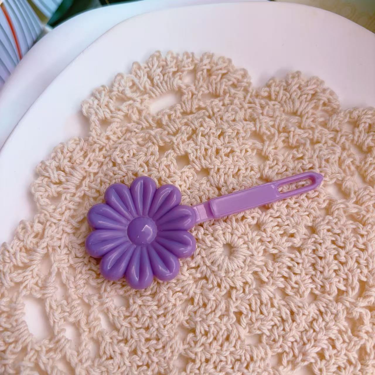 연한 보라색 10개