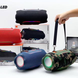 Cross-border new xtreme5led war drum fifth generation wireless Bluetooth speaker portable outdoor subwoofer