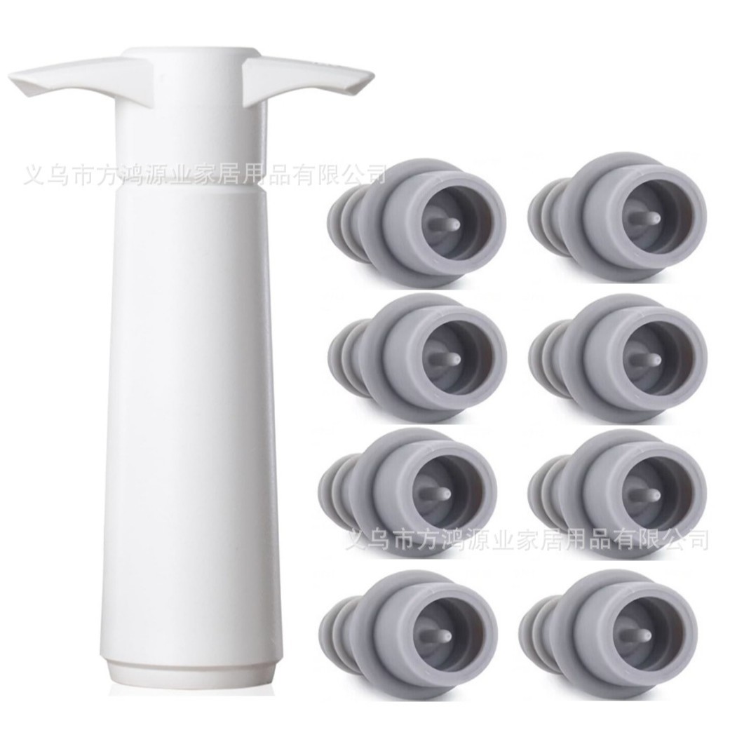(En caja) Nueva bomba blanca de una bomba y ocho tapones-bomba de vacío tapón de conservación fresca