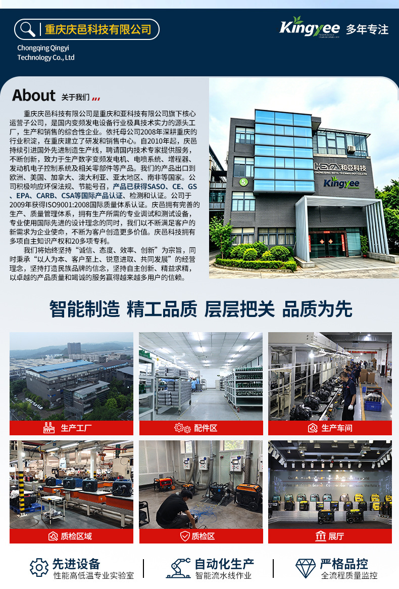 Silent variable-frequency generator for home use, cross-border customization, outdoor camping, stall setting, commercial portable gasoline generator