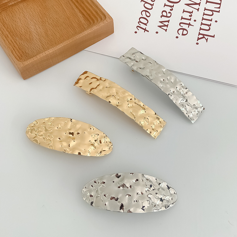 Daily Occasion Women's Streetwear Oval Rectangle Alloy Handmade Hair Clip