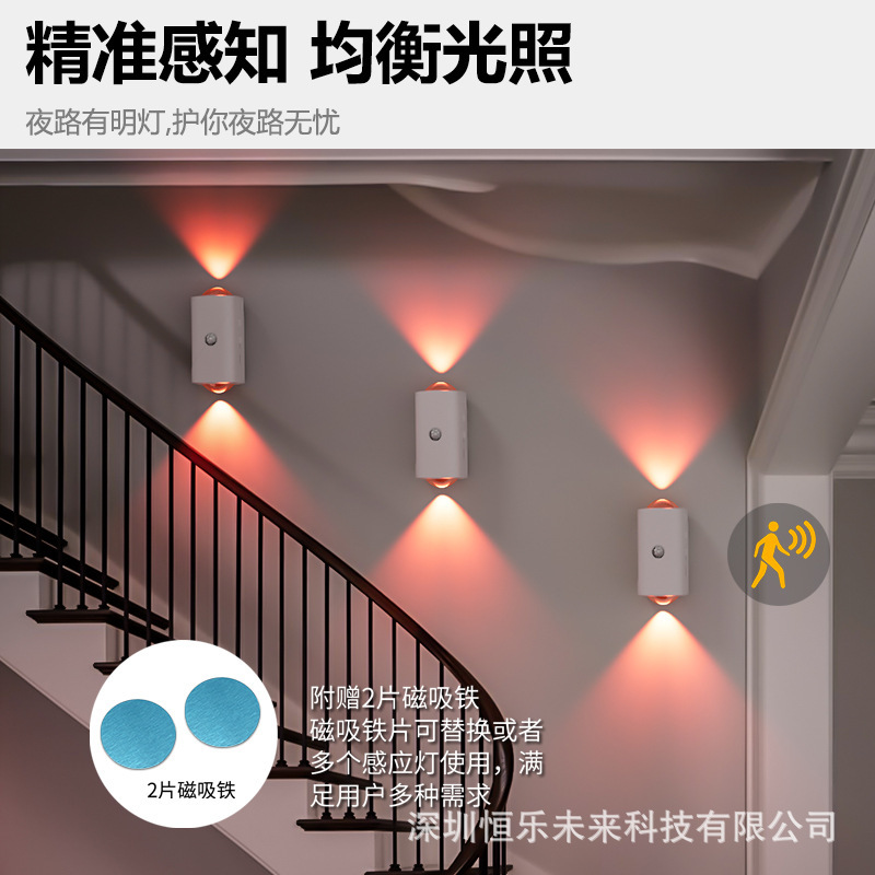 クロスボーダー RGB ウォールランプシンフォニー雰囲気ランプインテリジェント人体誘導充電式磁気吸引 360 ° SX|undefined