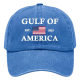 Cross-border New 2025 US GULF Washed Cotton Baseball Cap US Gulf of Mexico Printed Amazon Baseball Cap