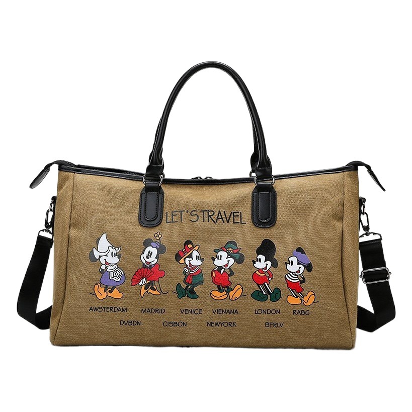 Sports light Fashion travel bag 2022 new cartoon printing multi-back method shoulder cross-body handbag wholesale