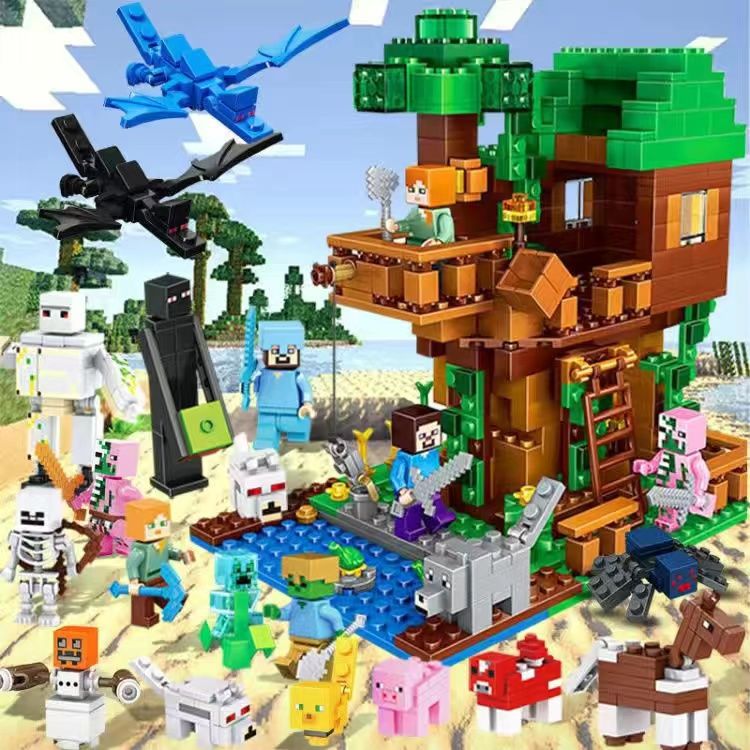 작은 나무 집 + 20 동물 + 2 용 [저렴한]]