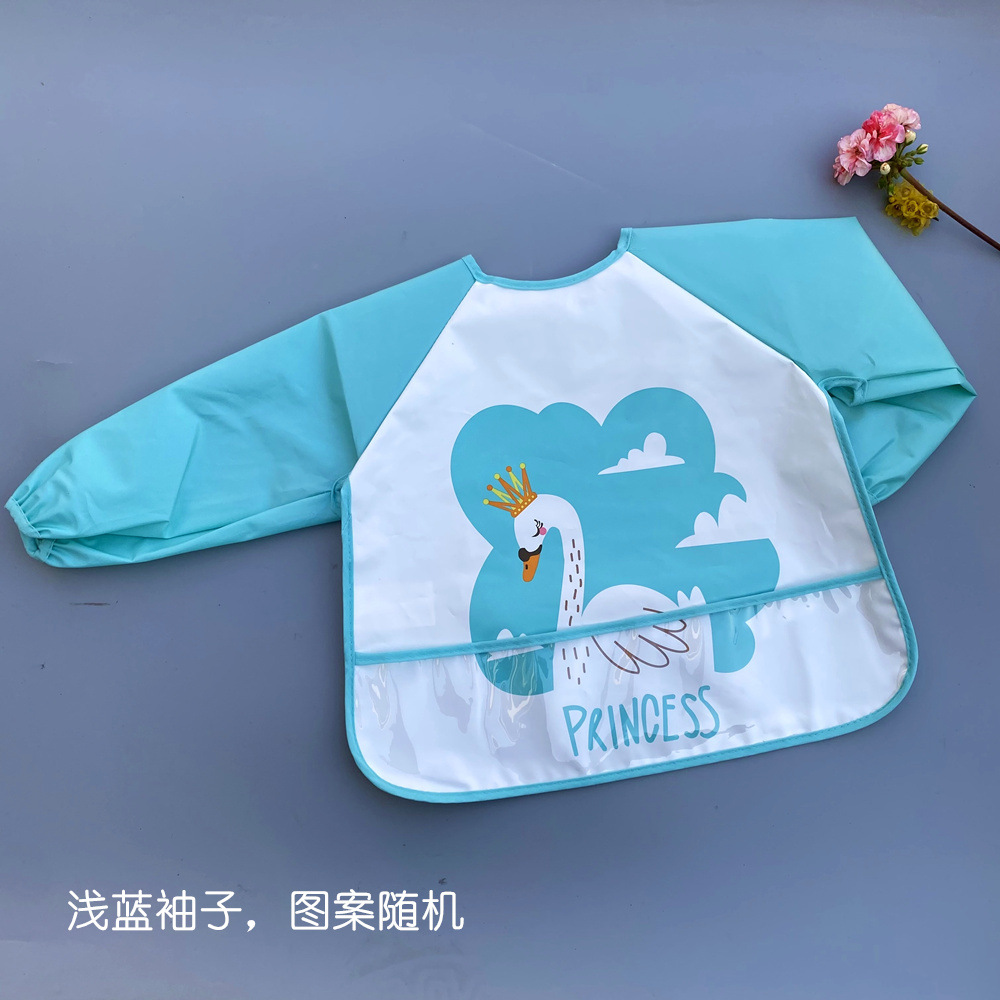 浅蓝袖子，图案随机