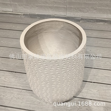 生活景观圆形大型花盆现代装饰装饰花盆批发家居花盆批发