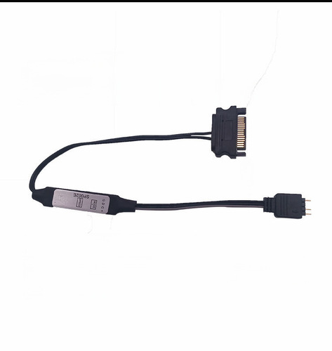 Convert ARGB 5V3 pin to SATA power supply motherboard interface 12V 4-pin RGB to power large 4P manual LED controller