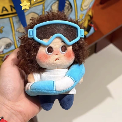 Toy Accessory Pluş açarlıqlar - diving-blue-circle-chocolate-explosion-pendant