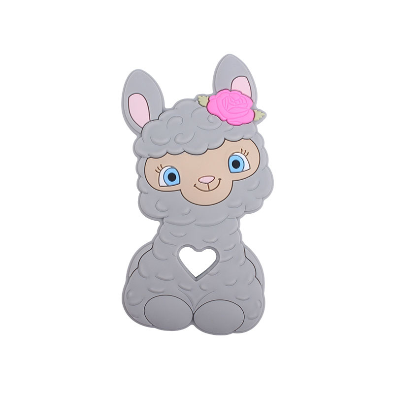 Amazon nuevo bebé de dibujos animados animal ovejas molares mordedor bebé juguetes creativos maternal y niño suministros fabricante