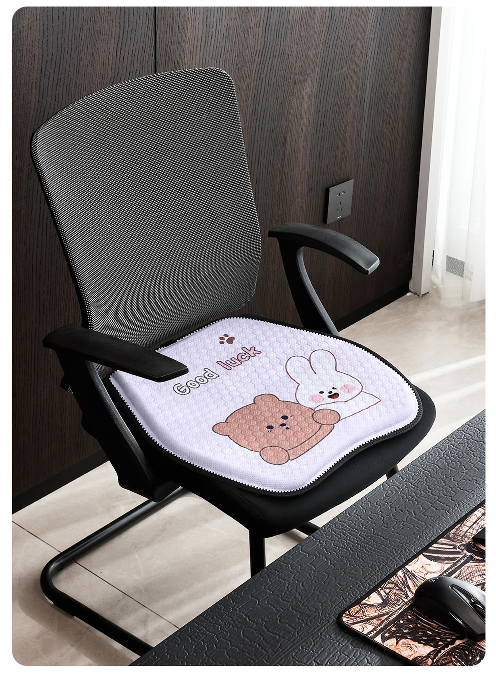 Cross-Border Summer Cartoon Honeycomb Gel Cushion Car Seat Cushion Jelly Cushion Cool Seat Cushion Car Square Cushion Seat Cushion