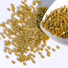 ��ɫ18k����ɳ��4mm�U���~�X���� ���K����X�Ŵ������ diy���