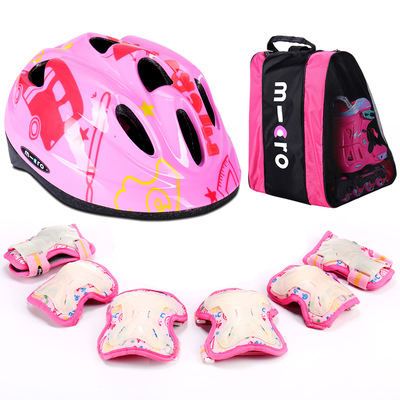micro Meigu Roller Skating Helmet Children's Light Riding Bicycle Balance Skates Protector Helmet