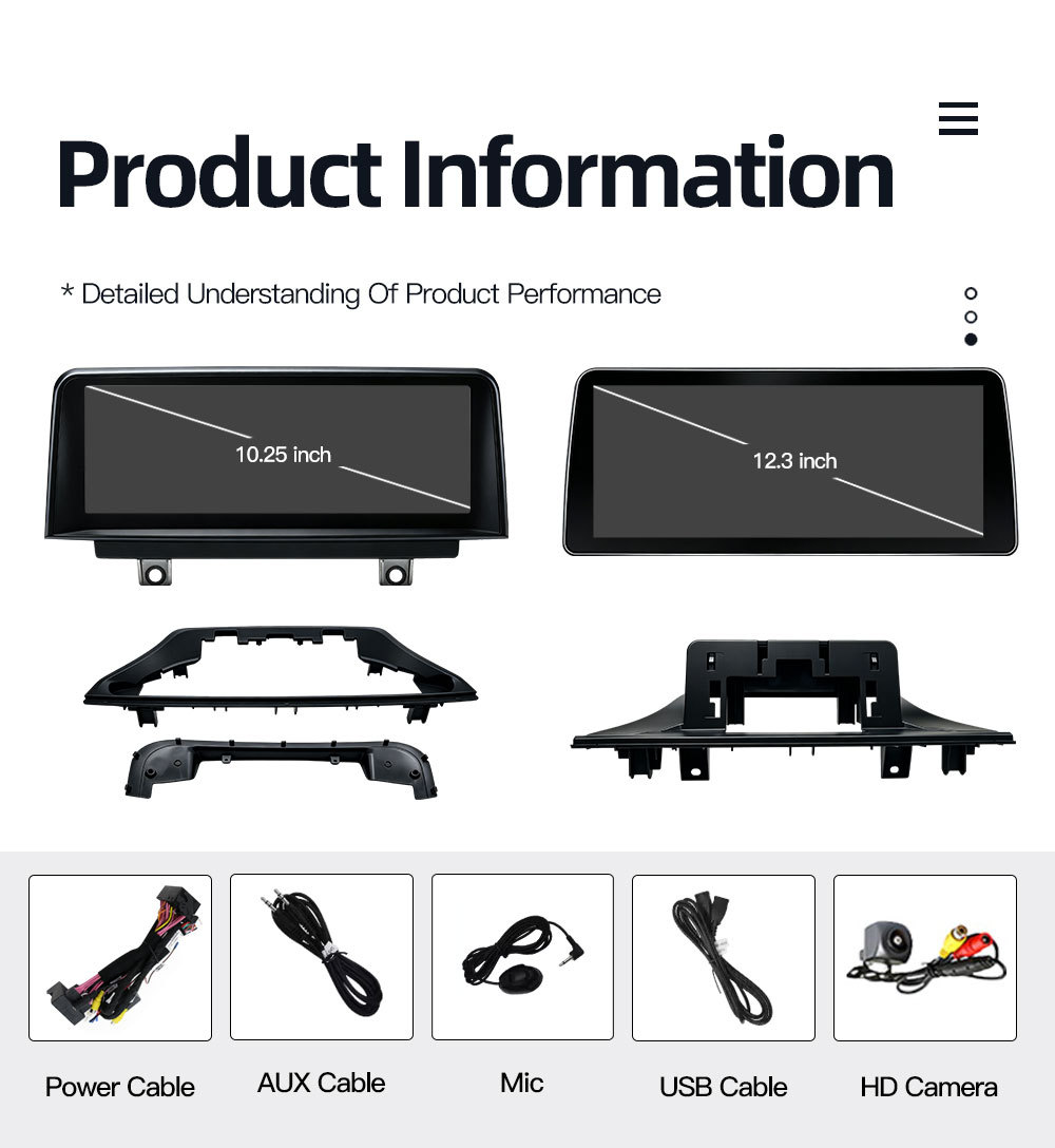 Suitable for Bmw X1 F48 F49 X2 F39 Car Central Control Large Screen Gps Navigation All-In-One Player