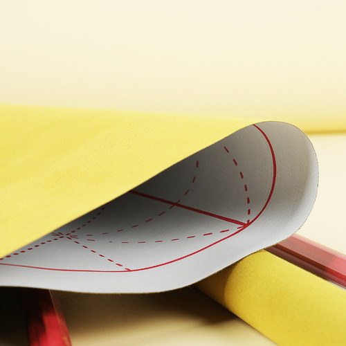Yellow velvet scroll water writing cloth for beginners calligraphy introductory brush calligraphy MiG calligraphy extended blank water writing cloth batch