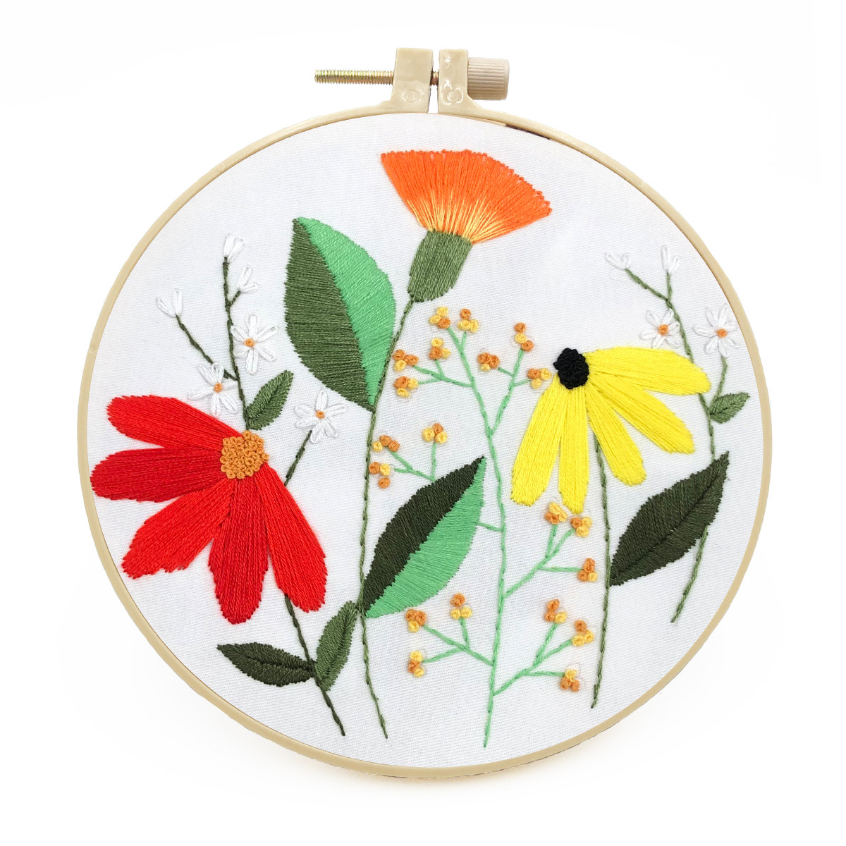 Nuevos productos bordados DIY bordado a mano material de tela paquete de fabricación creativa transfronteriza venta directa spot