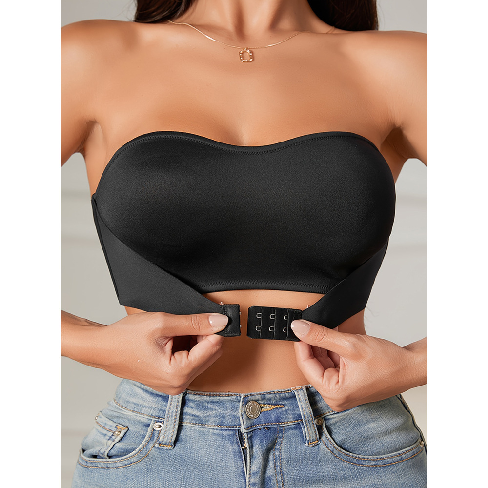 Bra de mujer sin cinturón push-up sin cinturón bra sin anillo de acero sin cojín bra ropa interior y ropa interior