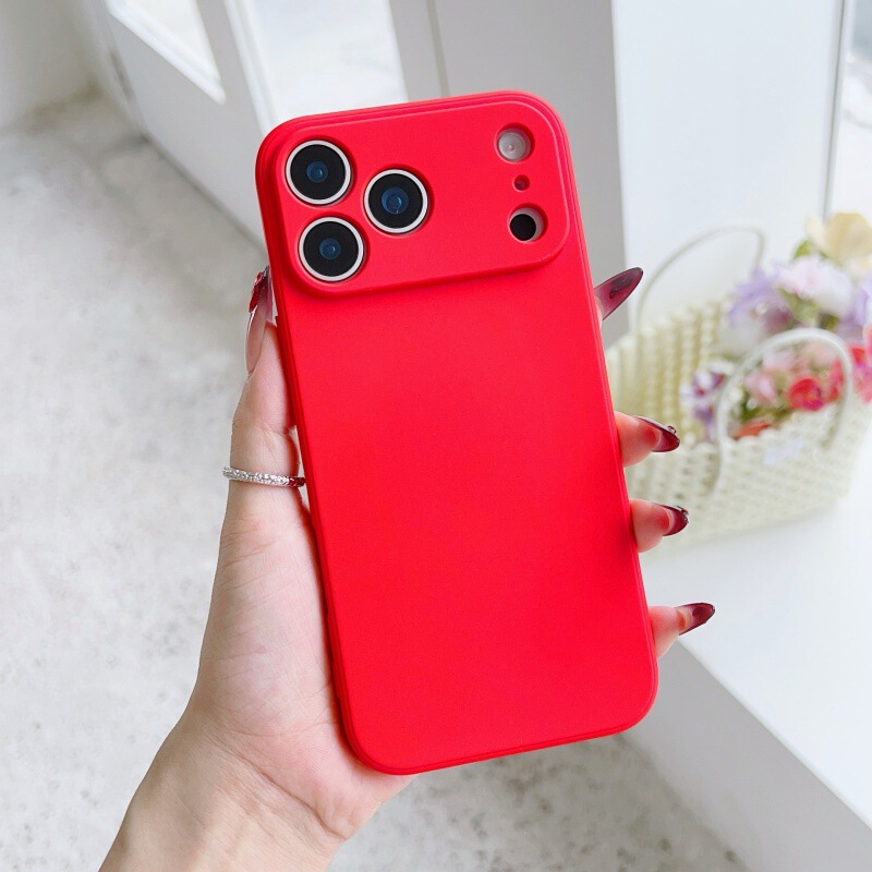DIY适用苹果17手机壳仿液态直边iphone16硅胶15promax全包磨砂14|undefined