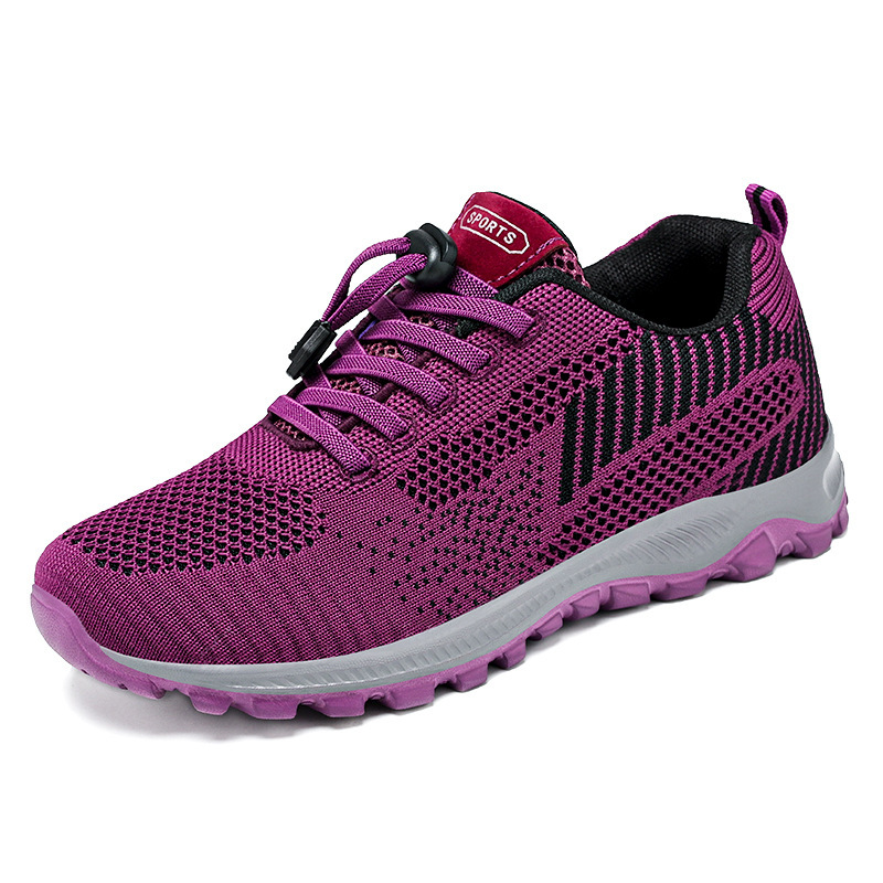 Zapatos de viaje de otoño personalizados cómodos de mediana edad y viejos zapatos de correr suaves zapatos deportivos pareja de ancianos