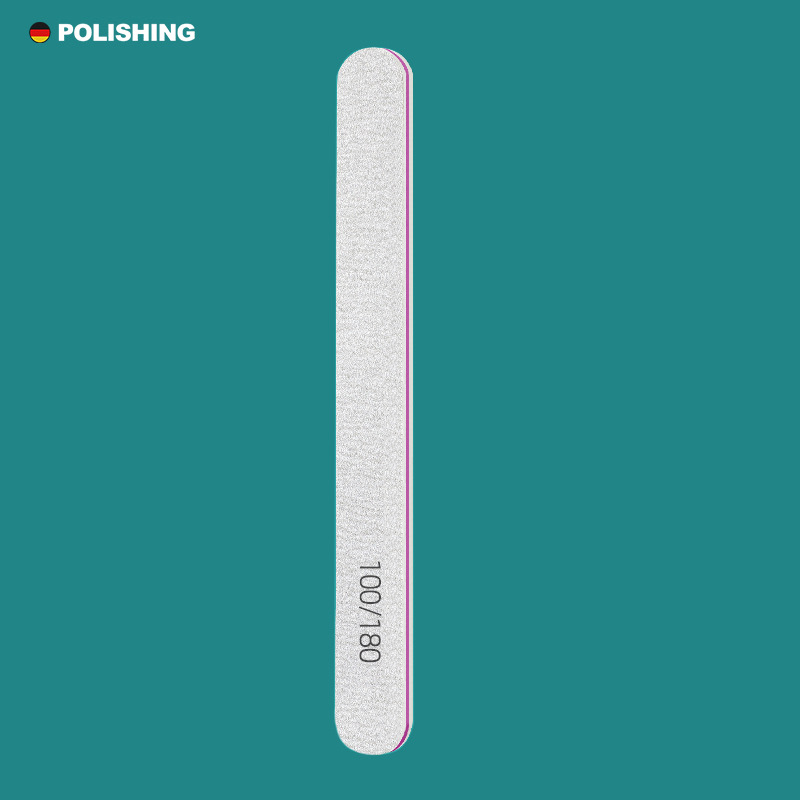 Uña de esponja tira de pulido tira de pulido de reparación de uñas tira de pulido de esmalte de uñas inclinado herramienta especial de manicure de pulido