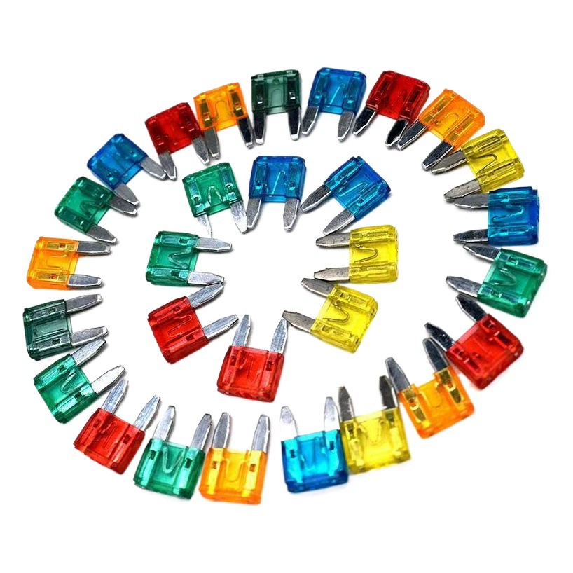 Автомобильный предохранитель вставки среднего 5A малого размера 10A Mini 15A миниатюрный 20A25A30A устройство защиты