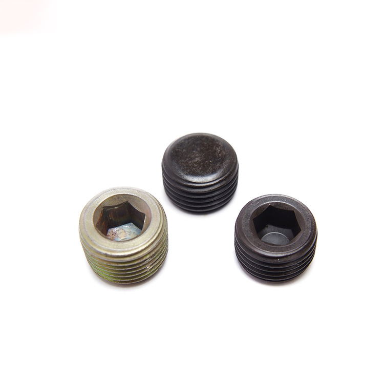 厂家供应内六角喉塞油塞管帽丝堵止付螺丝螺塞闷头M3M5多规格可选