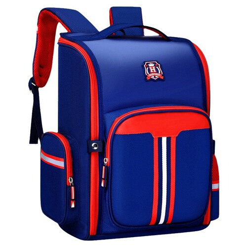 All-in-one children's school bag with printed logo, primary school bag for grades 1-3-6, space bag, British style cross-border bag