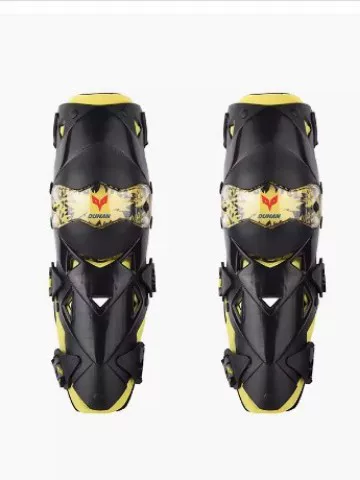 Off-Road Carbon Fiber Motorcycle Anti-Fall Knee Pads, Men's and Women's Riding Protective Gear, Full Set of Motorcycle Protective Gear, Ce Certified, Suitable for All Seasons, Mountain Use