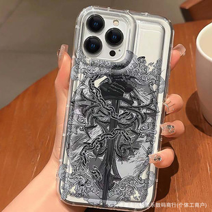�����Tʿ���m��iPhone�O��11/12/13/14/15/16ProMax͸��TPU�֙C��