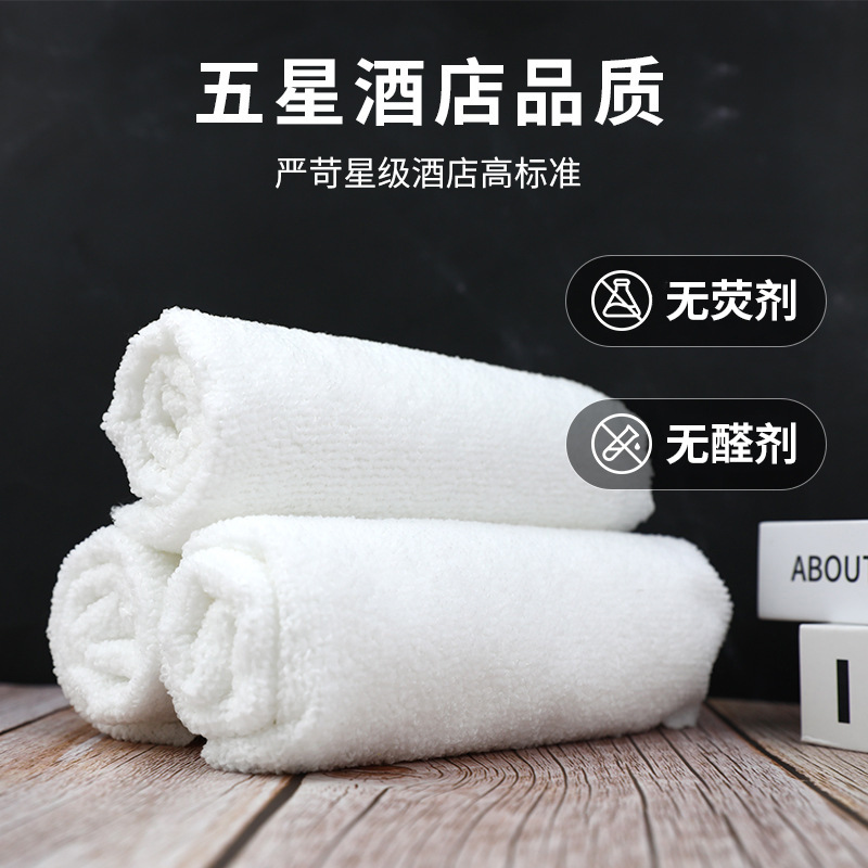 Toallas desechables pequeñas toallas cuadradas hotel baño barbería belleza toallas de peluquería toallas blancas toallas de baño de pies