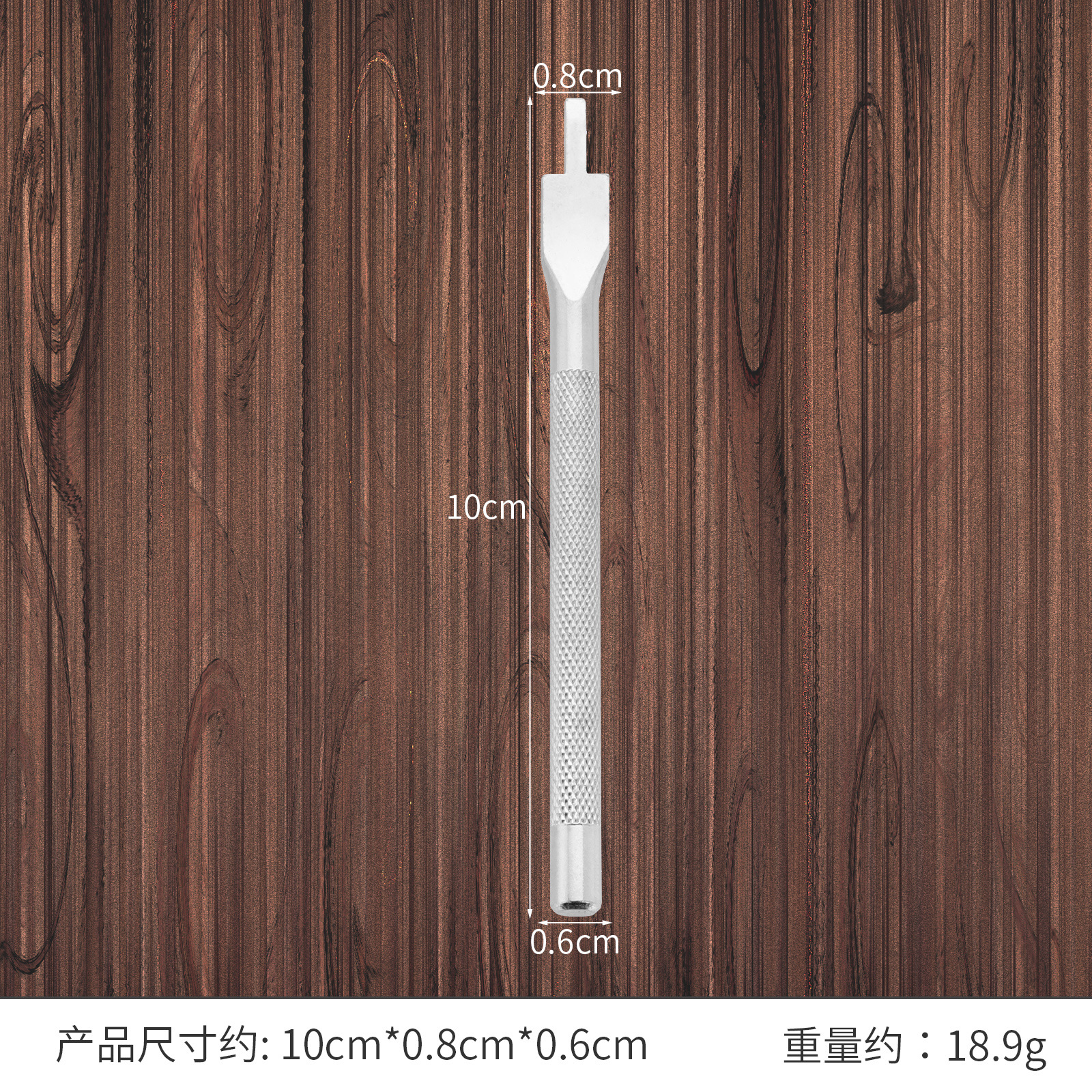 Plata de una palabra corte de cuero herramienta de perforación de cuero redondo corte redondo punzón corte de diamante Paquete de costura a mano traje