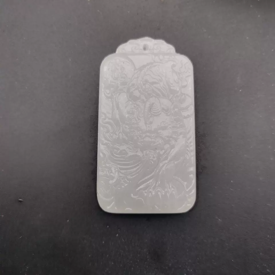 吊坠挂件貔貅玉牌厂家批发电脑雕刻阿富汗白玉玉牌玉佩玉器玉坠