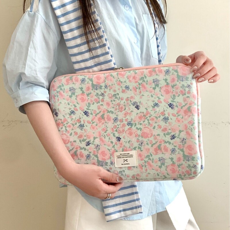 Korean Style Ins Style Inner Bag with Cute Little Flowers 16inch Laptop Bag 13.3inch Protective Cover