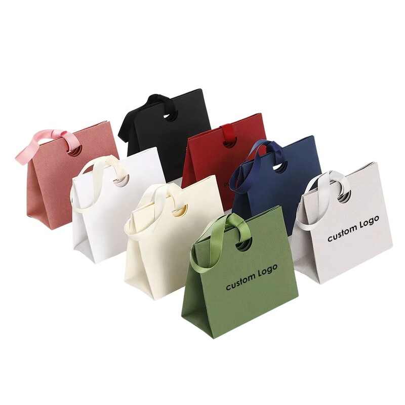Cosmetics Luxury Jewelry Handbag Wedding Boutique Shopper Shopping Small Gift Paper Bag