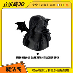 3d打印玩具桌面摆件黑武士魔法老师鸭工艺品摆件装饰跨境新款玩具