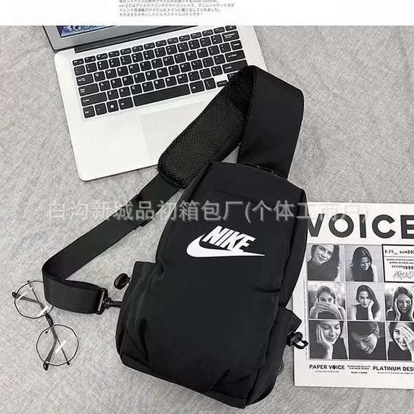 New foreign trade style chest bag for men and women, suitable for couples, middle and high school students, trendy outdoor casual travel backpack, short-distance shoulder bag