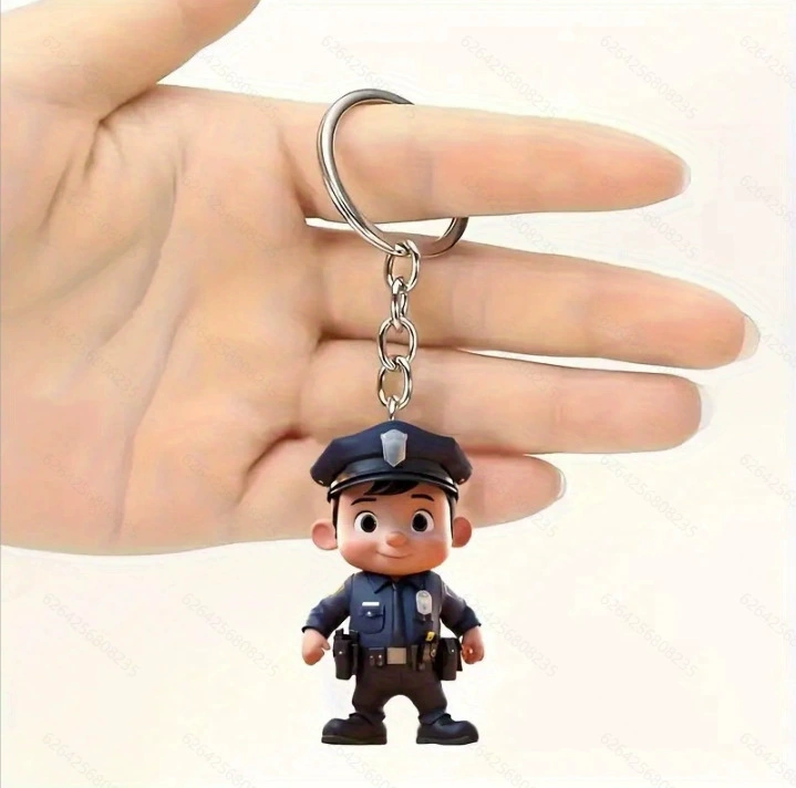 Трансграничный новый акрилный самолет полицейский автомобиль украшения подвеска