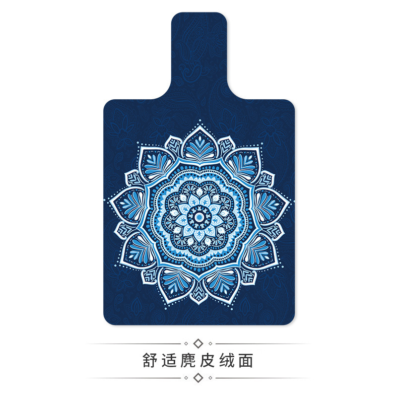 跨境专用麂皮绒普拉提核心床垫吸汗防滑健身垫耐磨pu橡胶瑜伽垫子|undefined