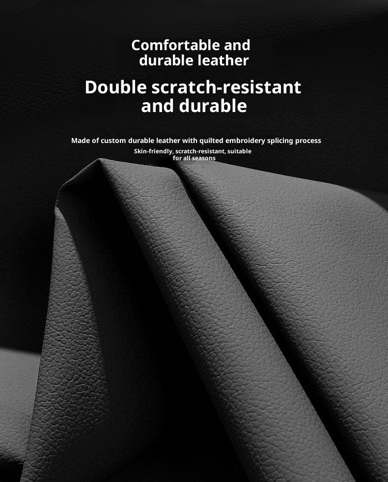 New Seagull Full Leather Car Seat Cushion for All Seasons, Left-Hand Drive Overseas Right-Hand Drive Seat Cover, Cross-Border Full-Cover Car Seat Cushion
