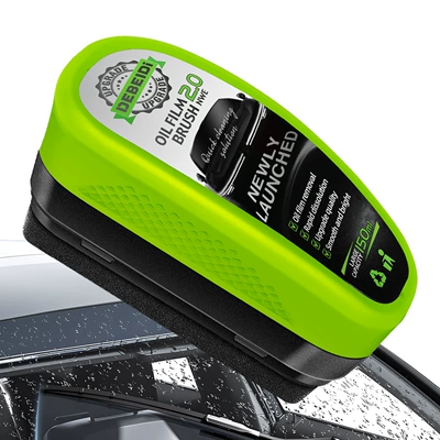 Car Glass, Powerful Car – Glass agent - 1-pack-22-green-oil-film-wiper-english-version