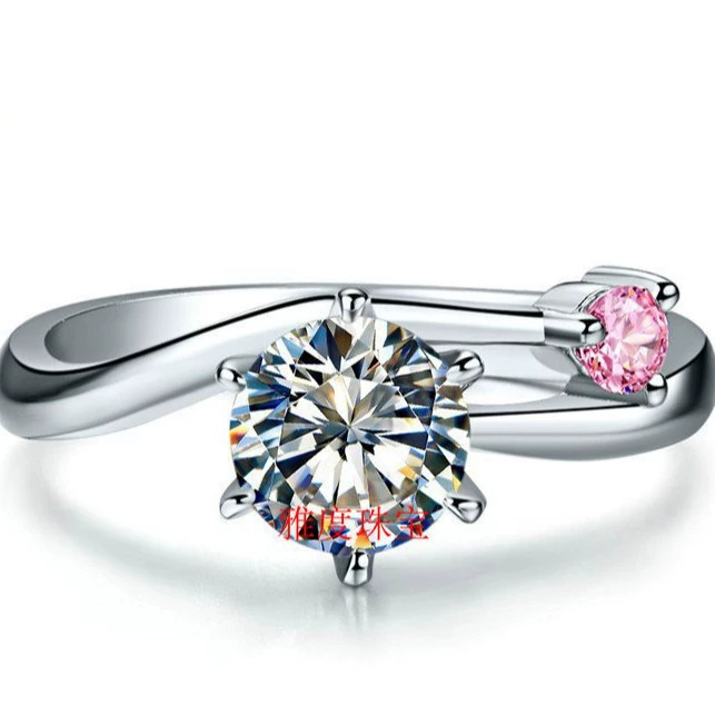 Ювелирное кольцо SONA Hot Love Series Diamonds для женщин в трендовом стиле карбоновые бриллианты