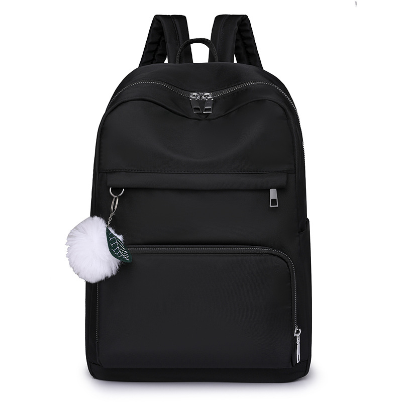 Comercio exterior al por mayor primavera nueva casual mujer mochila de nylon de gran capacidad de 14 pulgadas portátil mochila de moda