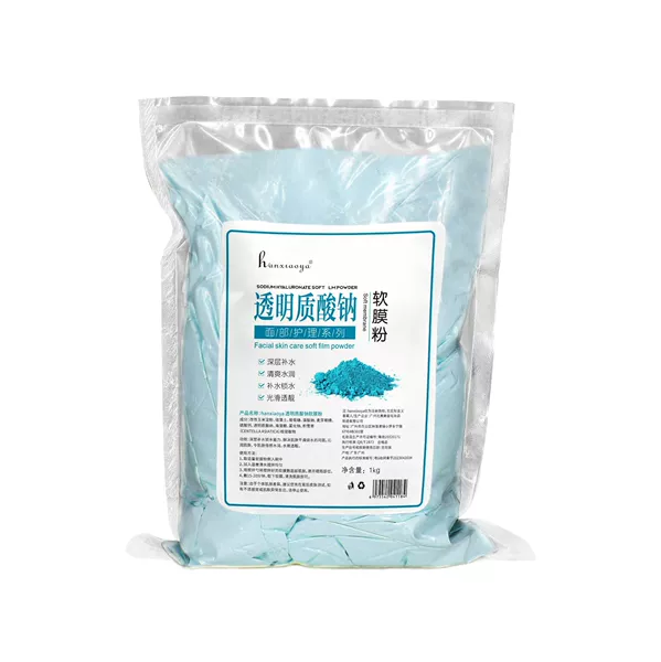 Transparent face mask with hyaluronic acid, powder mask, 900g