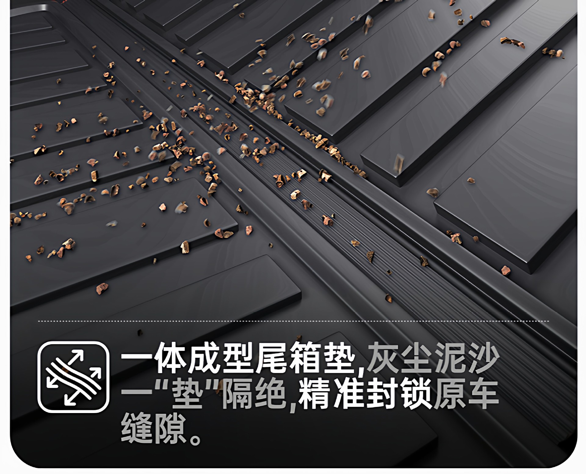 Suitable for Ideal I6/L6/L7/I8/L9/L8 Front and Rear Trunk Mats, Tpe Car-Specific Integrated Trunk Mat