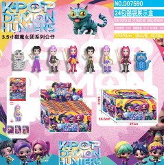 猎魔女团Q版公仔盲盒拆拆乐盲袋手办周边模型桌面盲盒摆件跨境