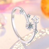 One size brand ring, small design accessory, Korean style, light luxury style