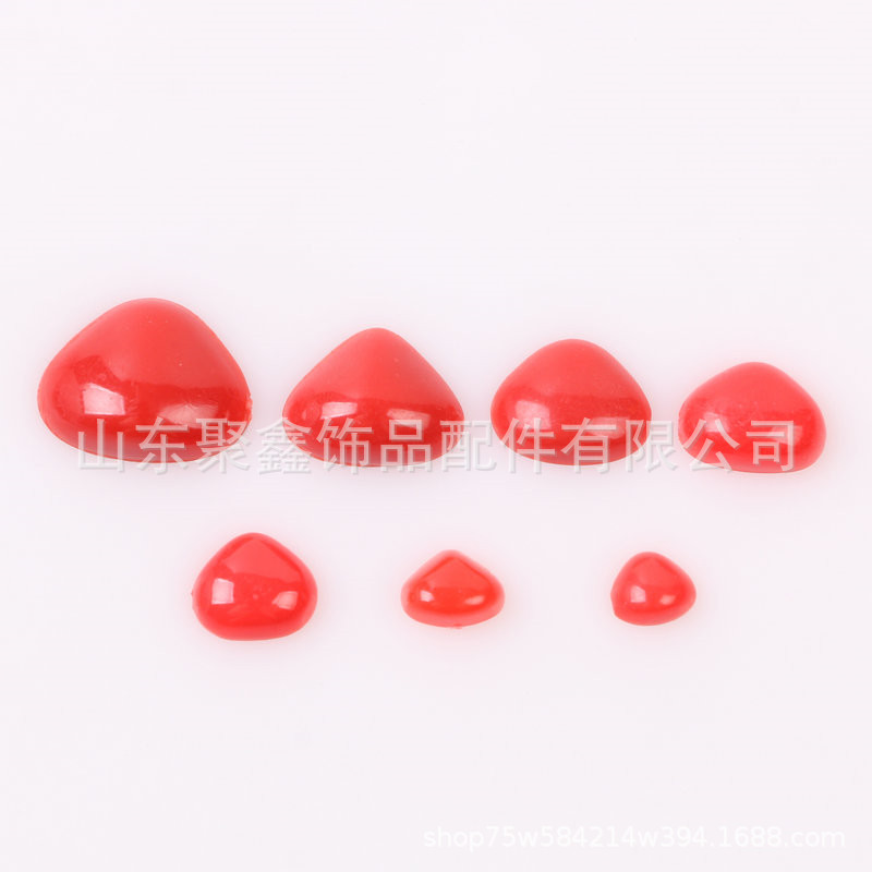 Large Nose Handmade DIY Flats Bottom Triangular Nose Doll Toy Animal Dog Plastic Nose Doll Bear Nose