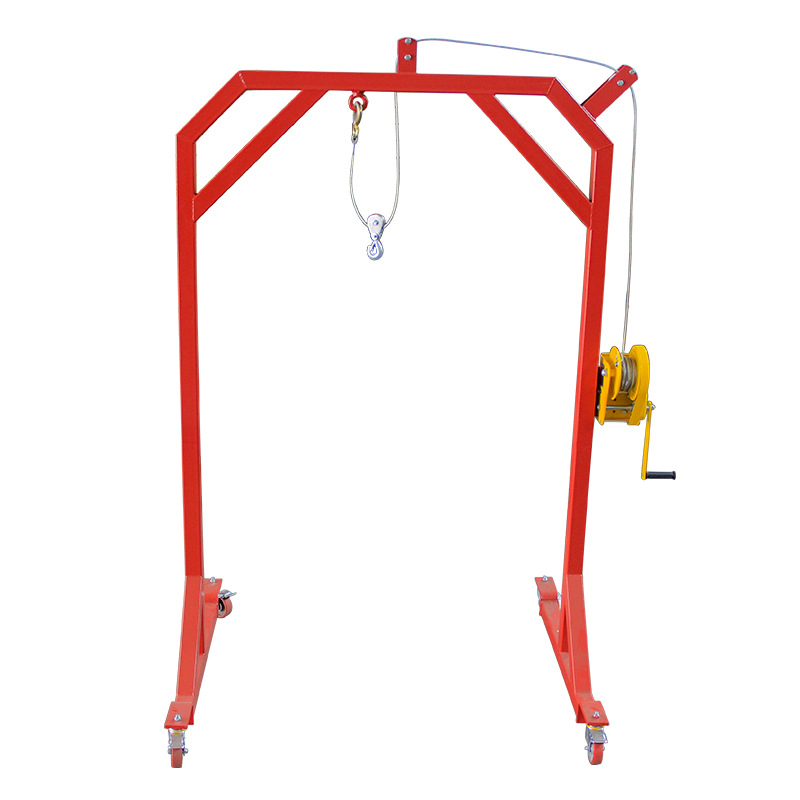 Grúa de pórtico móvil pequeña grúa de pórtico móvil simple que mueve objetos pesados