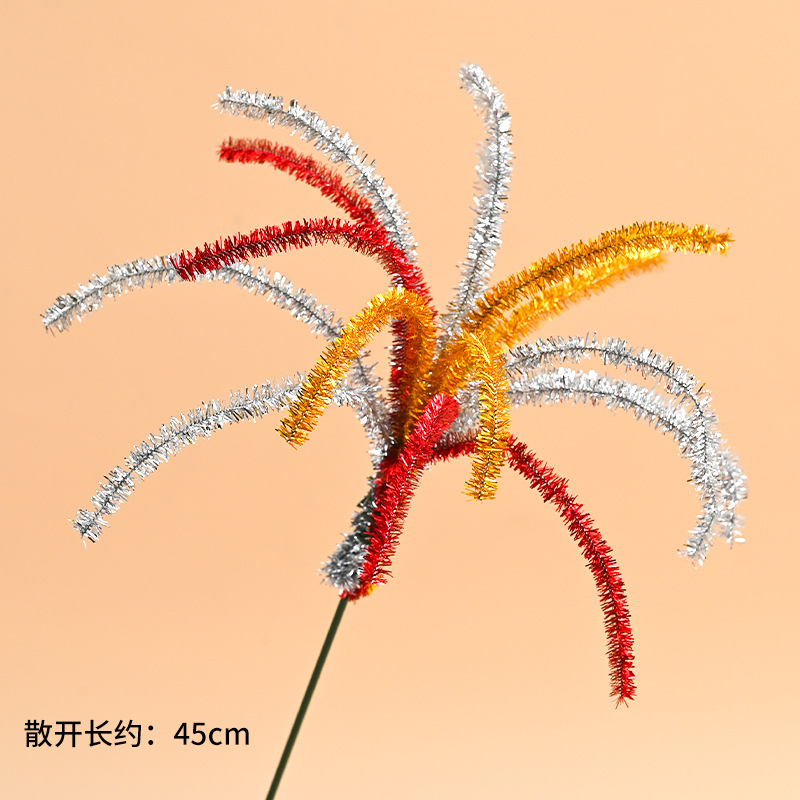 Mayorista 8mm ultra-denso de lana hecha a mano para niños diy puzzle juguete material de ramo paquete de color macarón barra de torsión